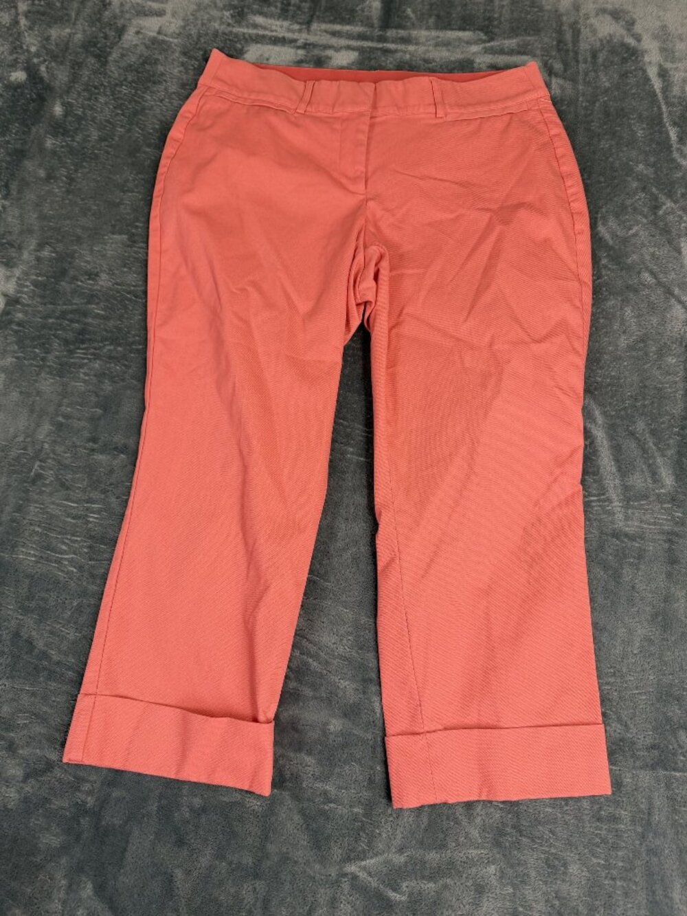 Lane Bryant The Lena Womens Coral Cropped Pants 14